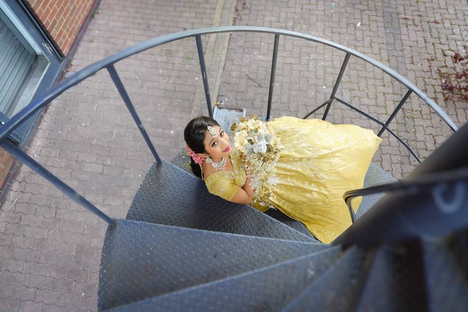 Saree ceremony preshoot