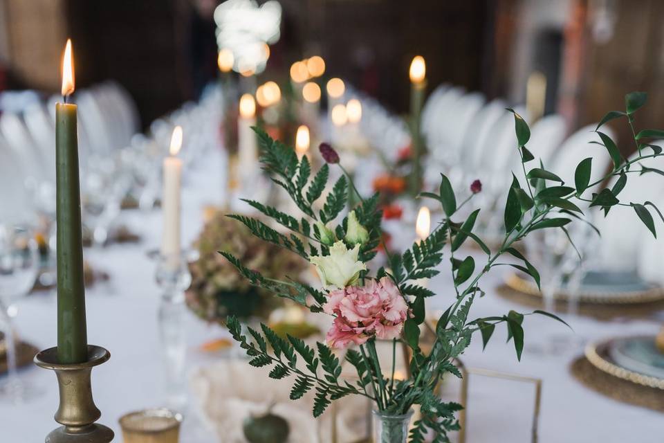 Bride at reception