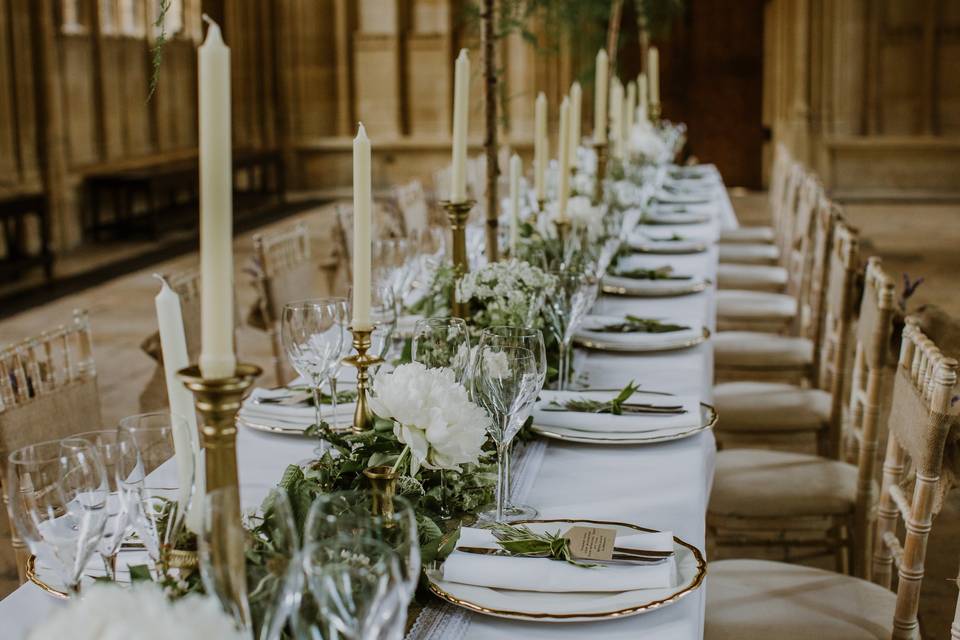 Long table setup