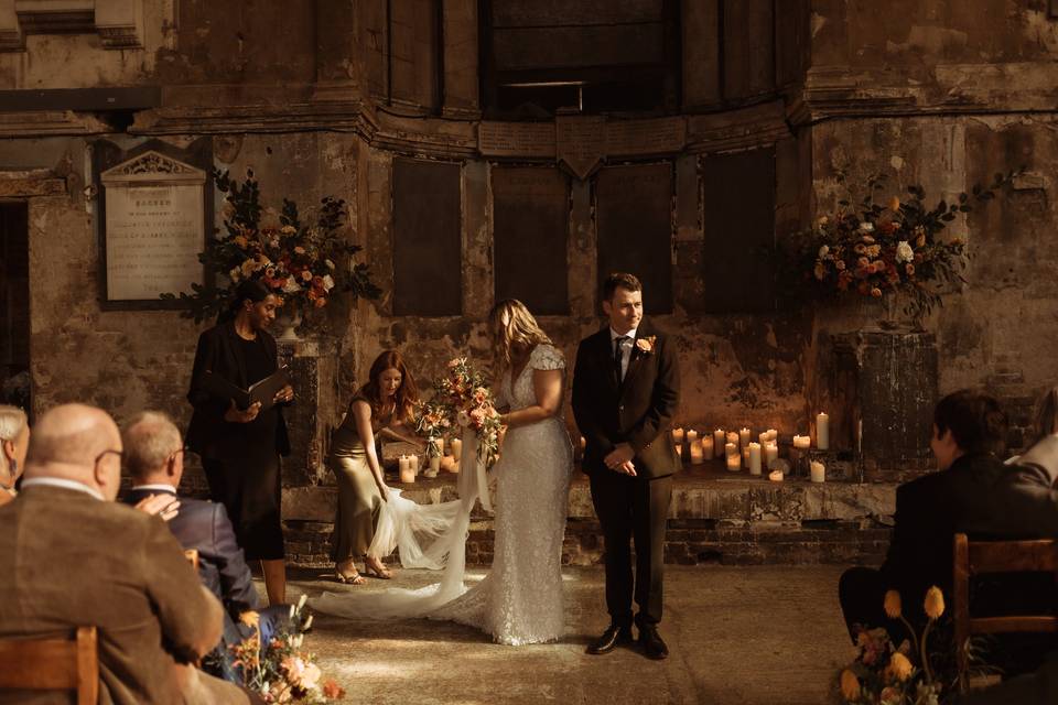 Ceremony at Asylum Chapel