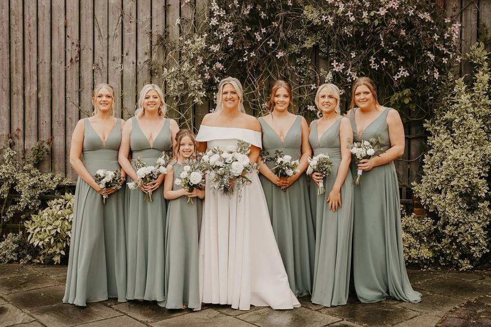 Classic Spring whites and sage