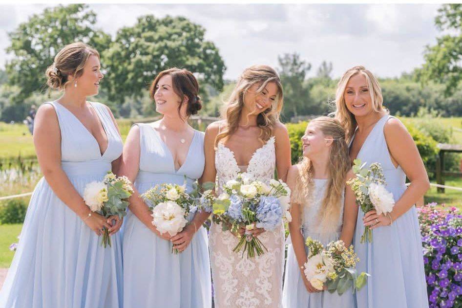 Summer blues and whites