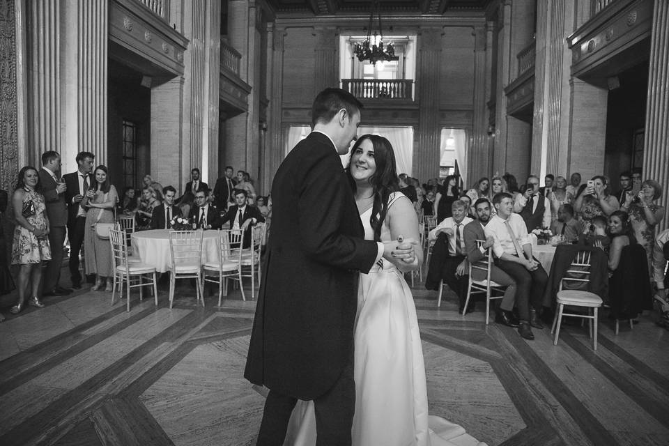 Bride and Groom Dance