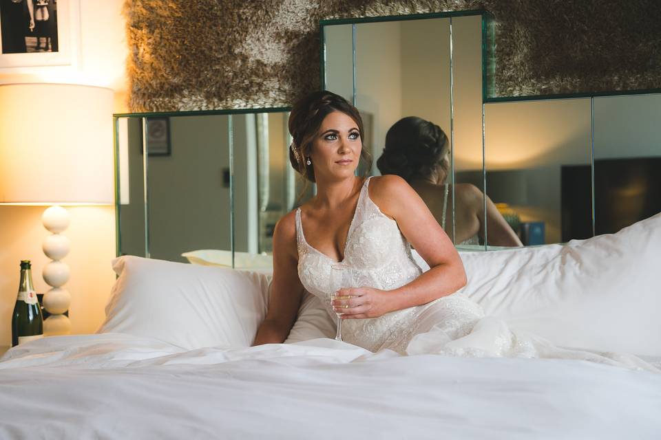 Bride in Merchant Hotel