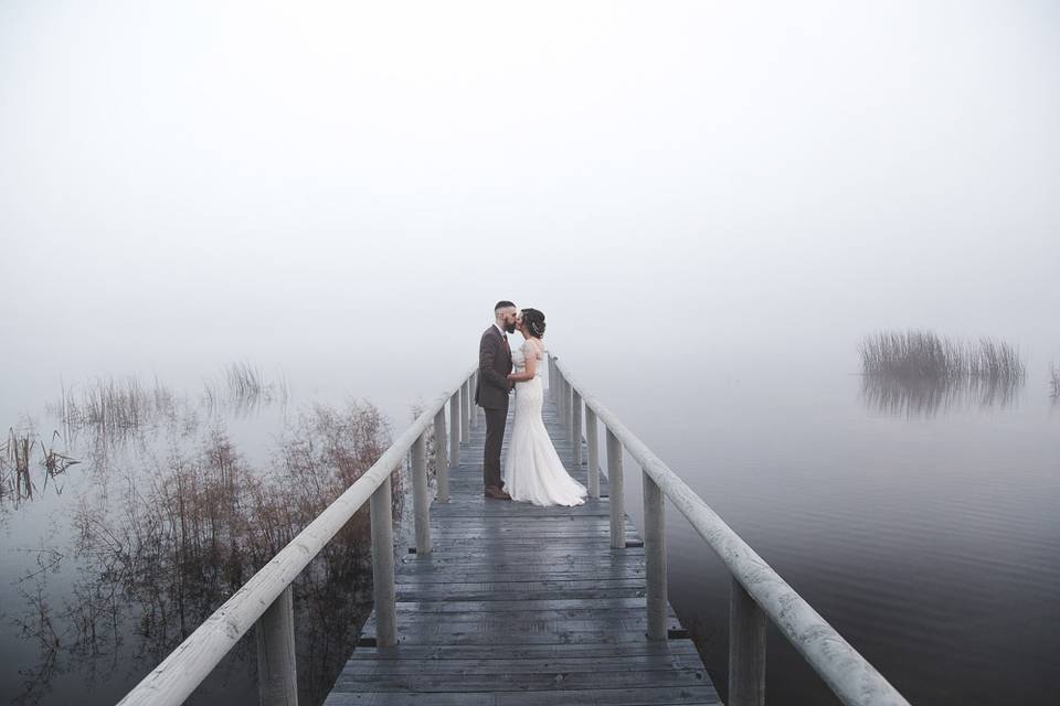 Lakeside Winter Wedding