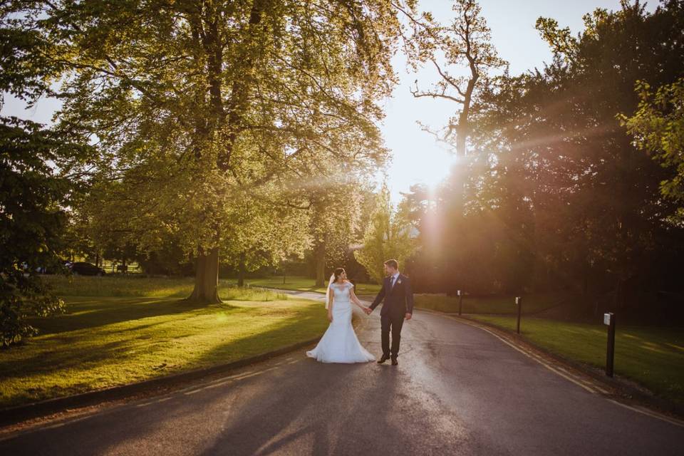 Driveway to main house