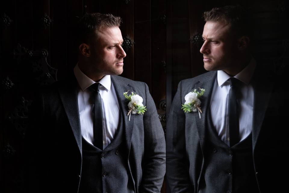 Groom reflection