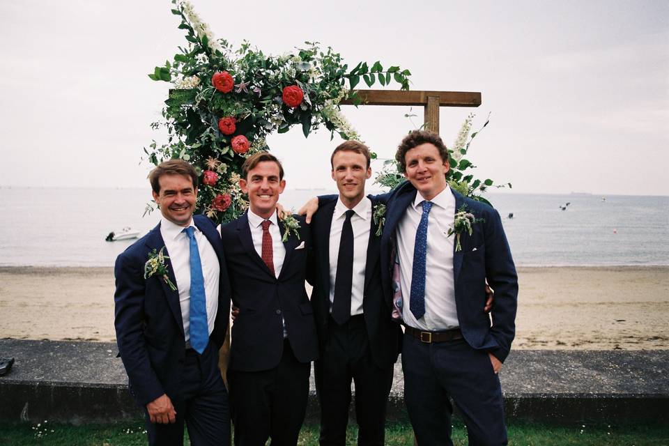 Groom & best men