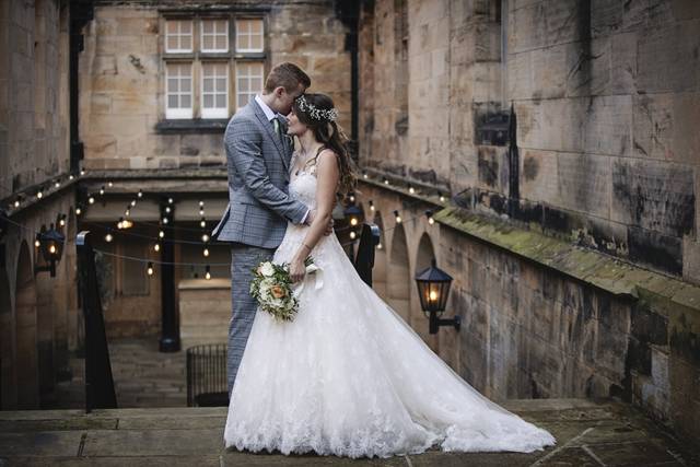 Matfen Hall - happy couple