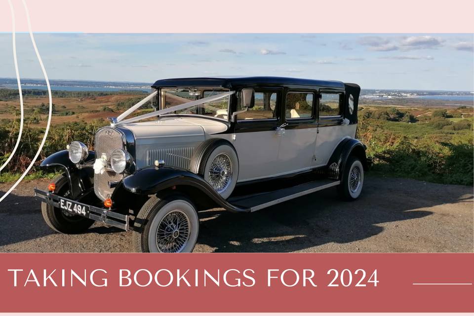 Taking Bookings for 2024