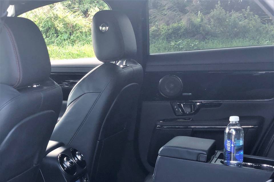 The back Of the Jaguar XJR