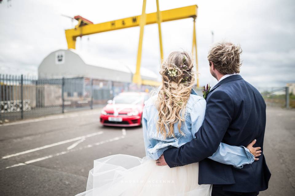 Annie & Pete Belfast Docks