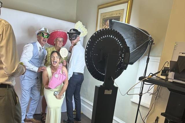 Fun at the booth