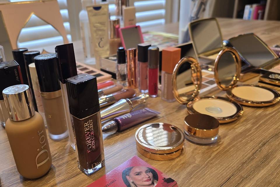 Some of the makeup's products