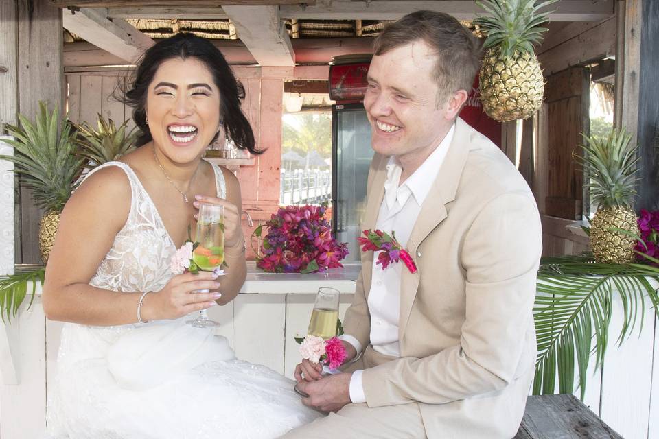 Zanzibar wedding couple