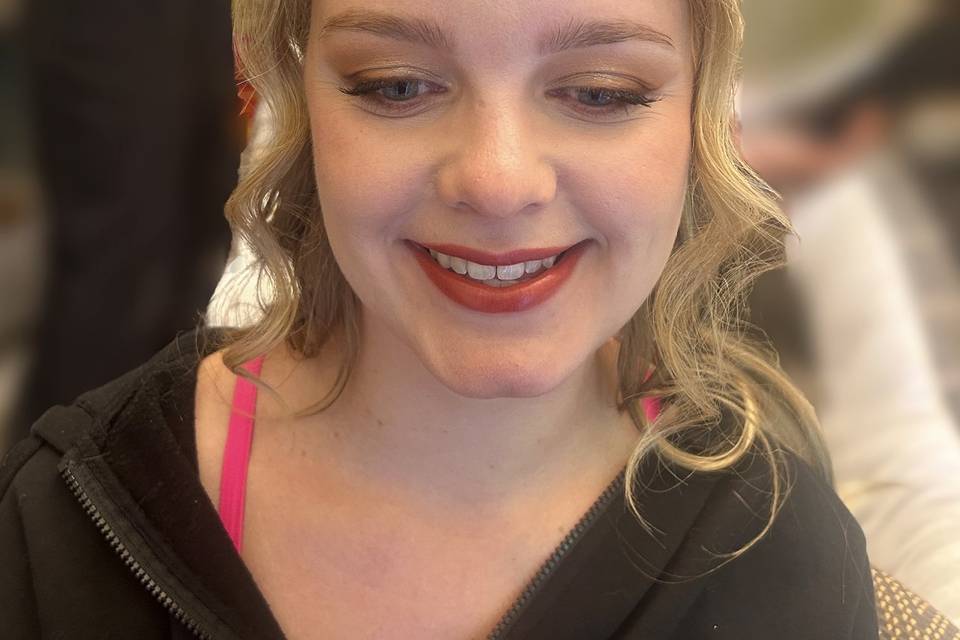 Bridesmaid makeup