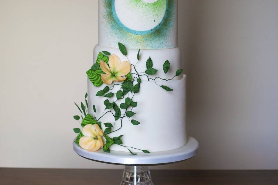 Tropical geo cake