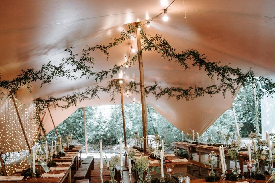 Woodland wedding flowers