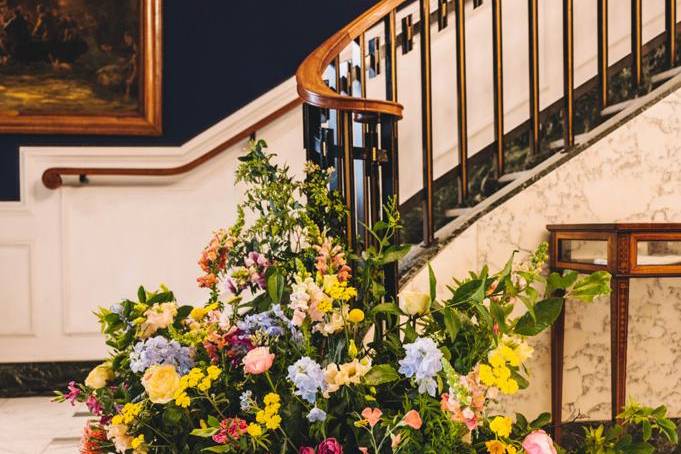 Stair flowers