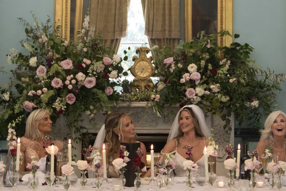 Top table flowers