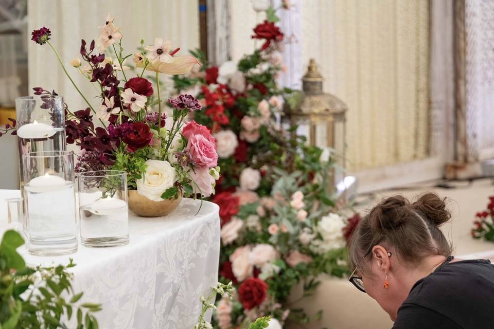 Top table flowers
