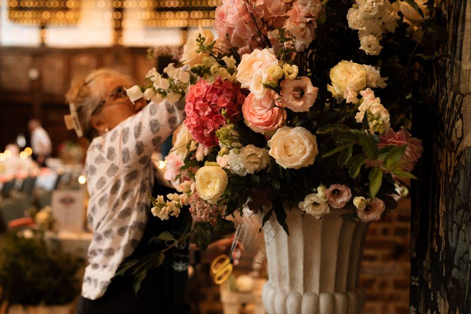 Urn flowers