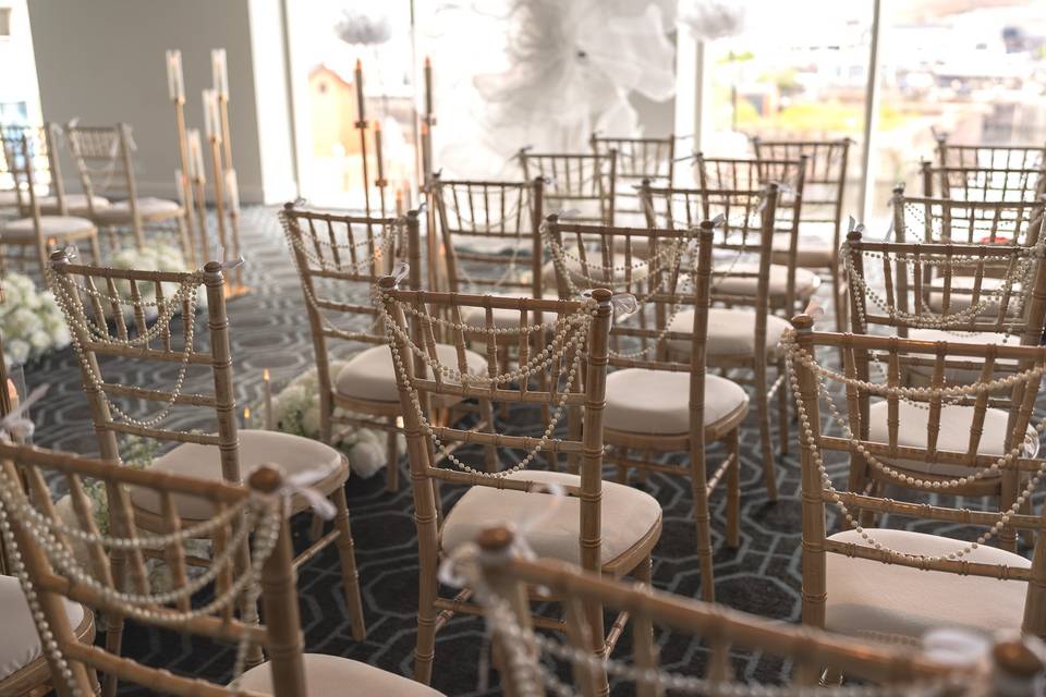 Ceremony setup