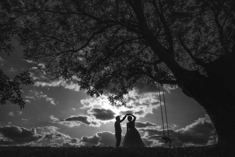 Creative wedding photography