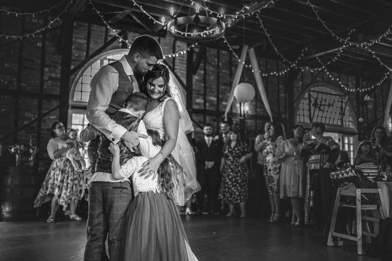 Candid wedding photography