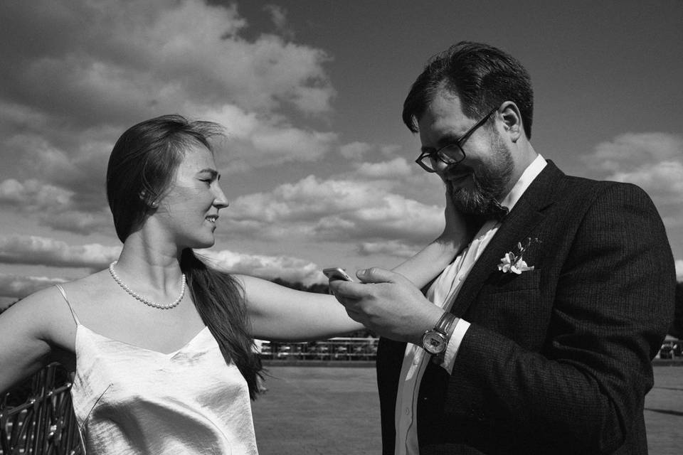 Just married
