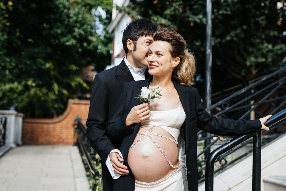 Stylish wedding in Islington