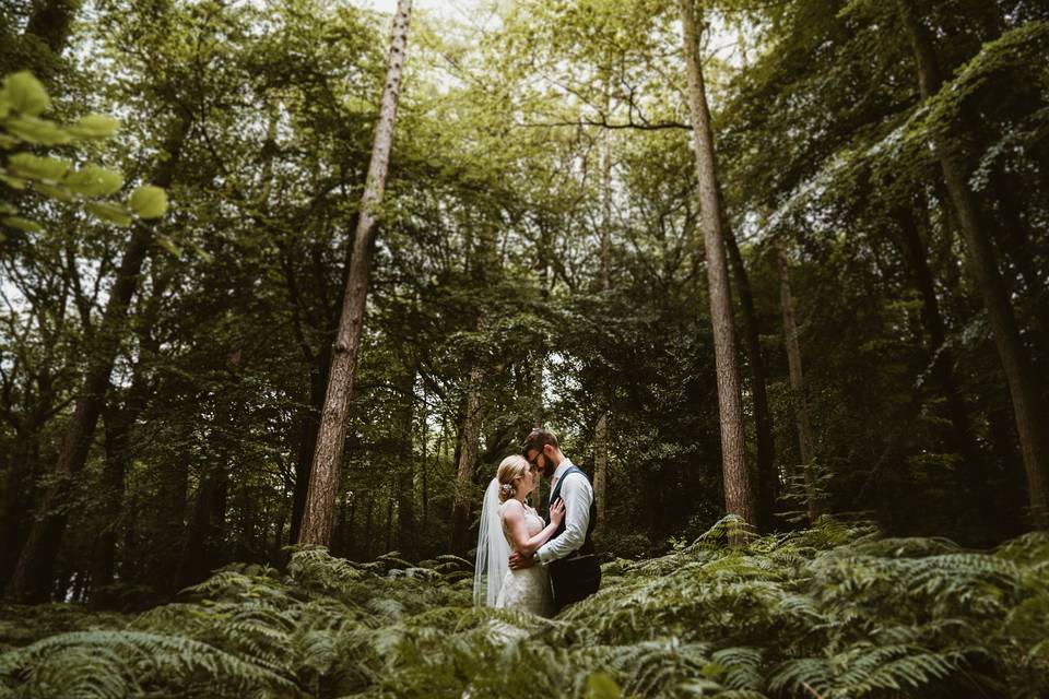 Forest wedding photographer