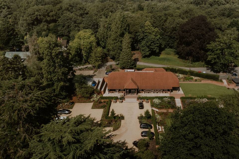 Drone of barn