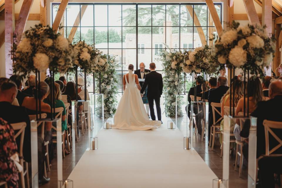 Indoor ceremony