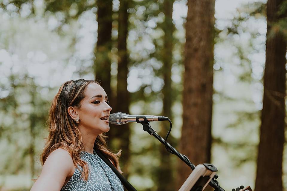 Performing at a ceremony