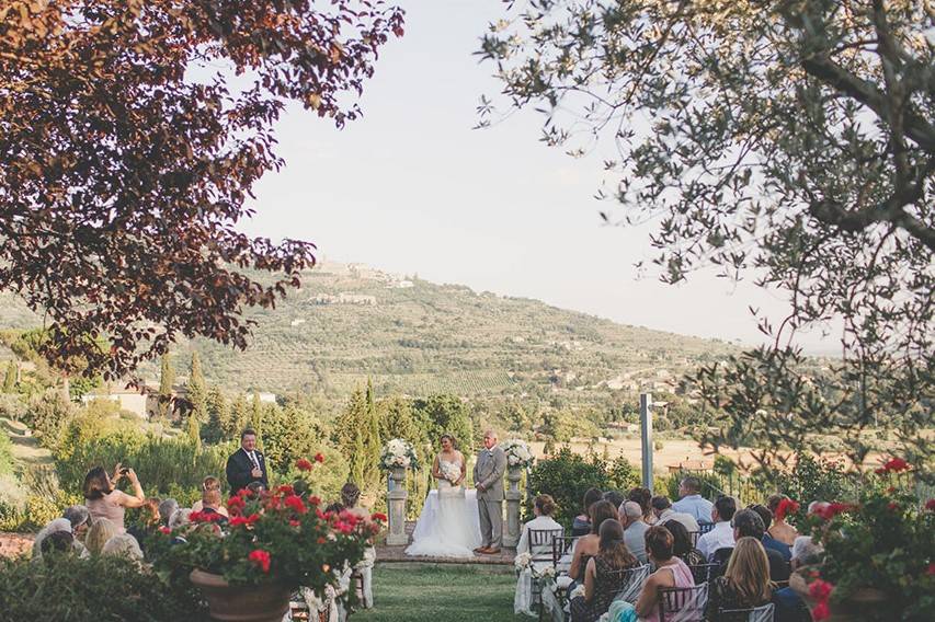 Wedding at il falconiere