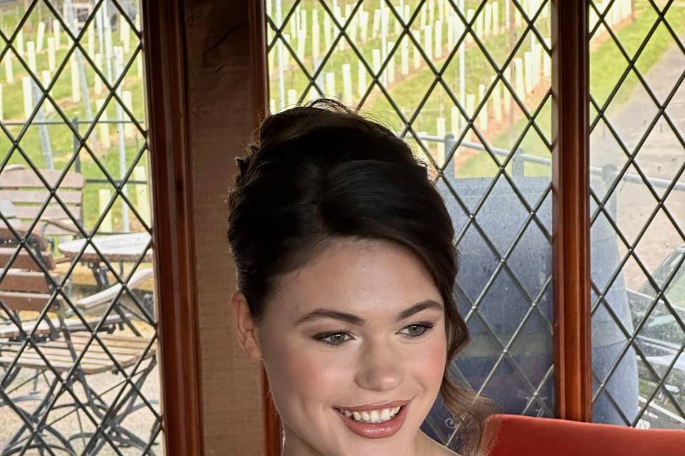 Tiffany's bridesmaid glow