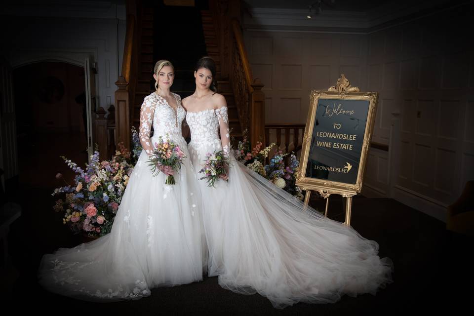 The brides in Diane Legrand