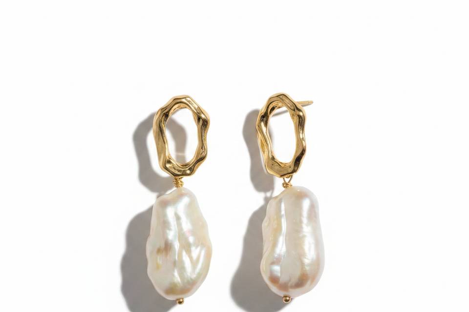 Celeste Pearl Drop Earrings