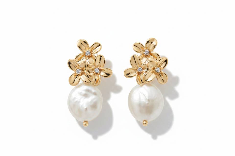 Rosalie Pearl Earrings