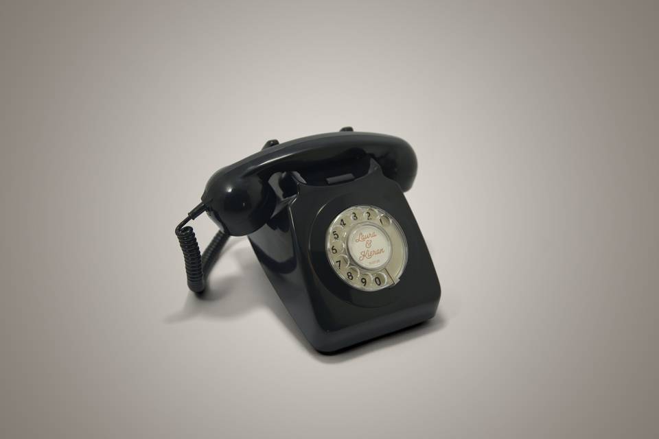 Black Dialtone Phone