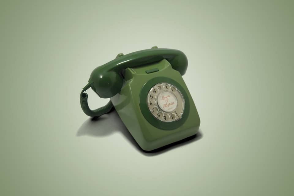 Green Dialtone Phone