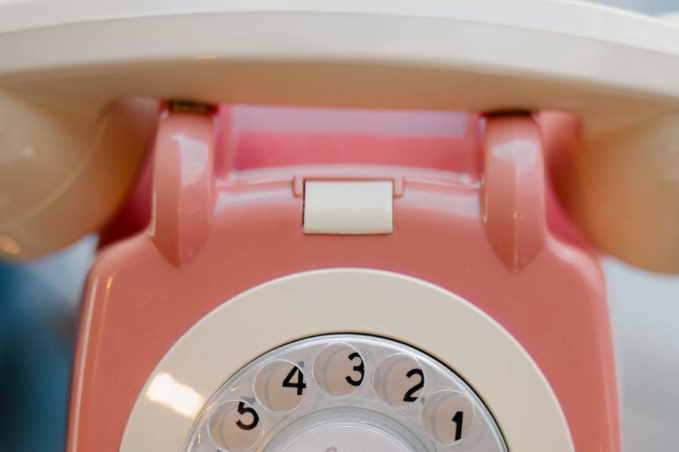 Peach & Ivory Dialtone Phone