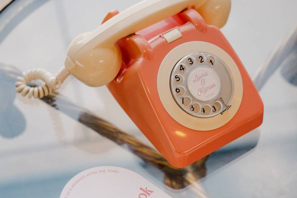 Peach & Ivory Dialtone Phone