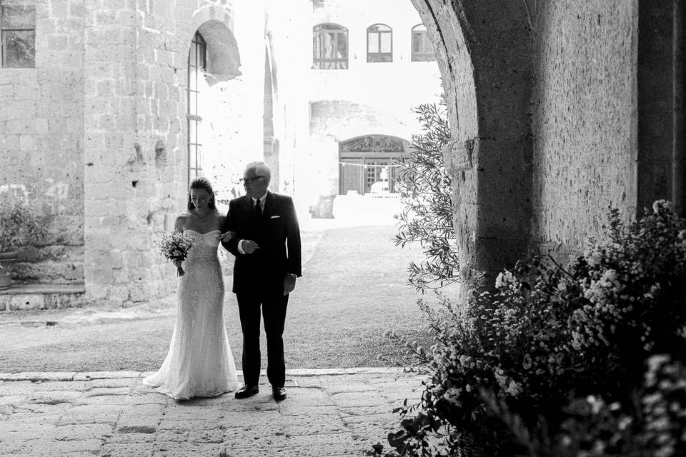 Tuscan Wedding on Analogue Fil