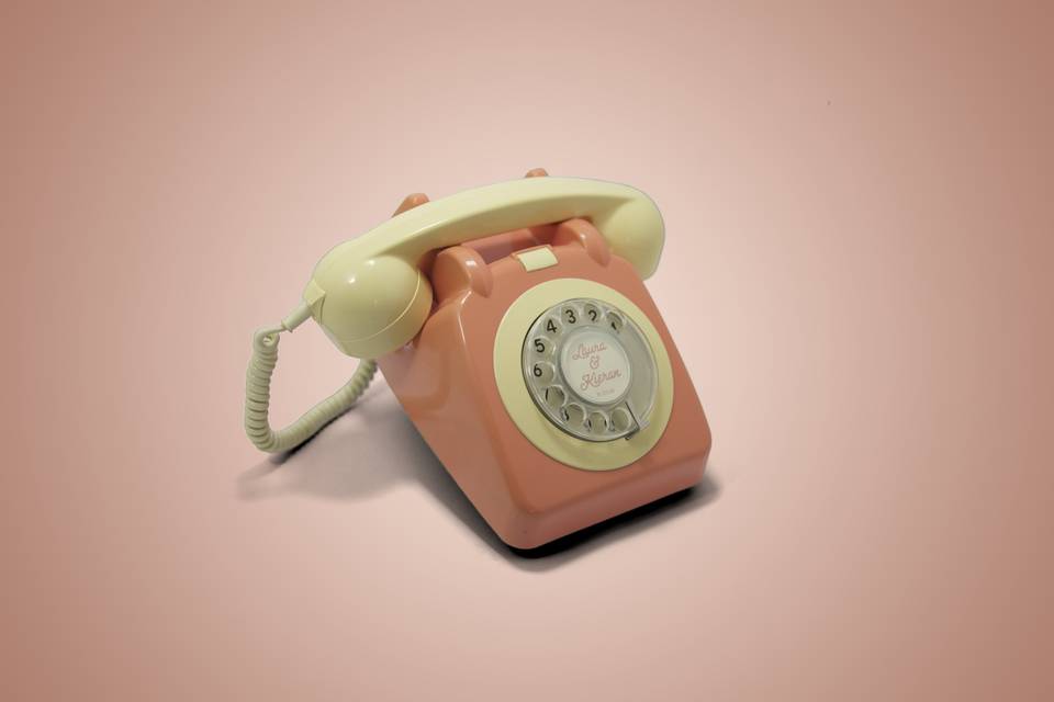 Peach & Ivory Dialtone Phone