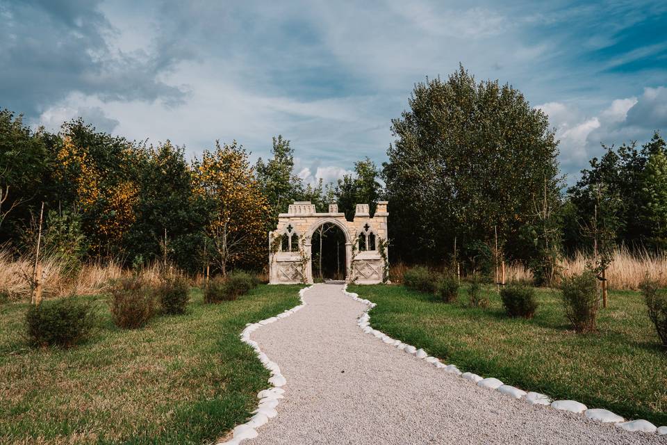 Ruined Archway into the Forest