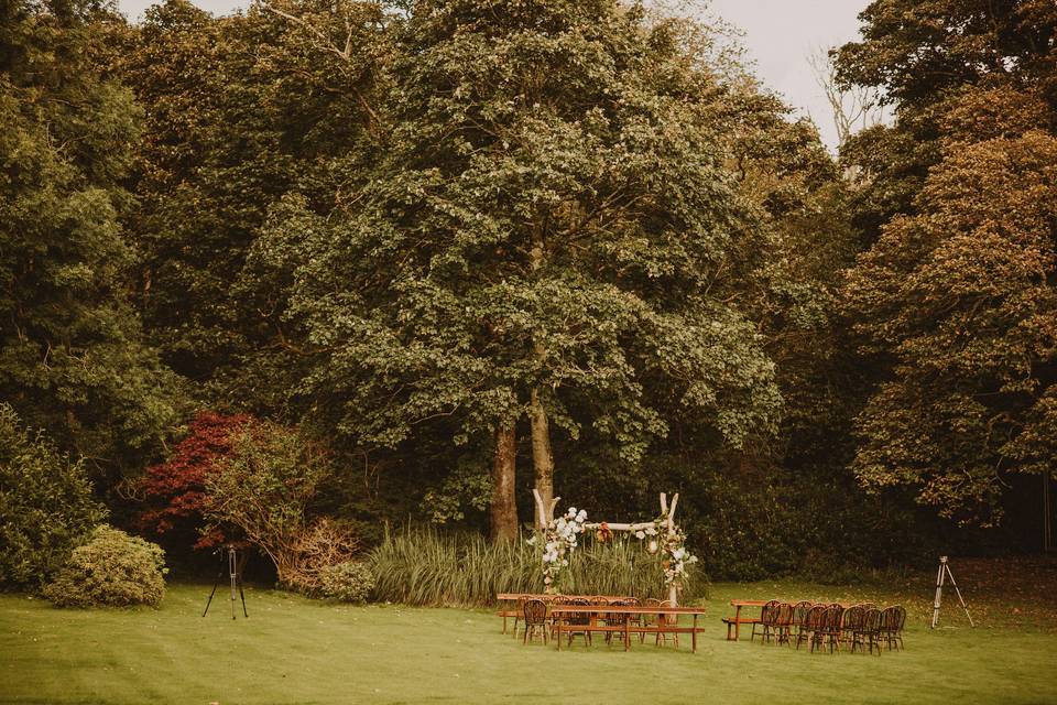 The most picturesque ceremony