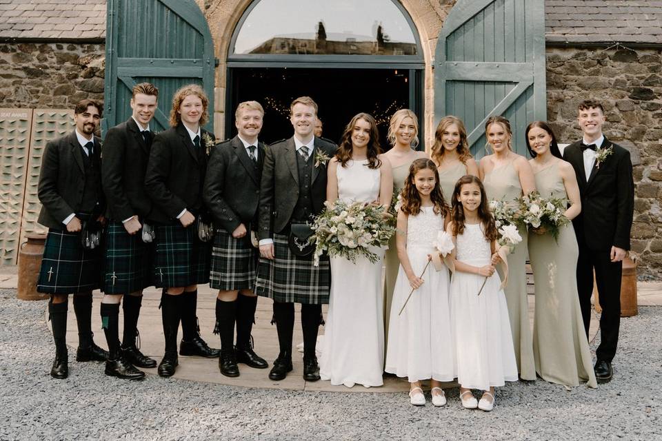 A Scottish wedding