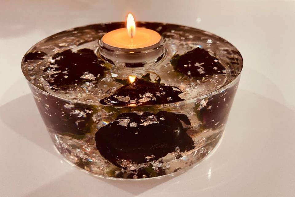 Small Roses Tea light